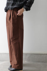 再入荷　U PHORICA(ユーフォリカ)　60/1コットンナイロンタイプライター　パンツ