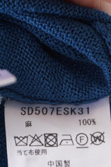 STAMP AND DIARY(スタンプアンドダイアリー)　フレンチリネン　ドルマンショートベスト