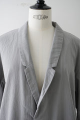 prit（プリット）50/1オーガニックコットンボイルビエラ近江晒加工　ワンボタンジャケット