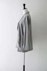 prit（プリット）50/1オーガニックコットンボイルビエラ近江晒加工　ワンボタンジャケット