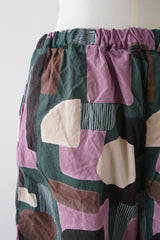 prit（プリット）40/1ブロードコラージュプリント　ワイドパンツ