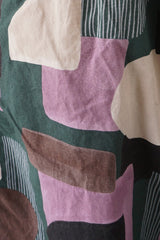 prit（プリット）40/1ブロードコラージュプリント　ワイドパンツ