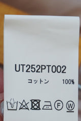 UNIVERSAL TISSU(ユニヴァーサルティシュ)　ナチュラルタイプライター/6ozデニム　コクーンイージーパンツ