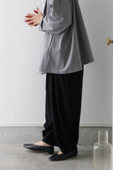WHYTO.(ホワイト) tuck barrel pants