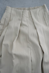 WHYTO.(ホワイト) tuck barrel pants