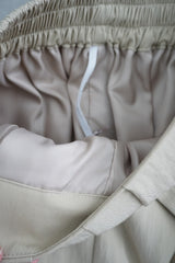 WHYTO.(ホワイト) tuck barrel pants