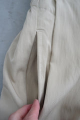 WHYTO.(ホワイト) tuck barrel pants