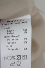 WHYTO.(ホワイト) tuck barrel pants