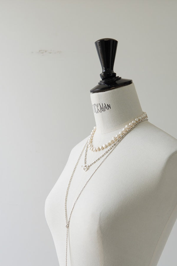 【sickfumedot】Ice1 Necklace ネックレス★送料関税込 kashiko】Layered Slide Earphone Necklace (Kashiko/ネックレス