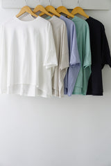 Nouvelles du paradis(ヌーベルドゥパラディ) トロワ天竺　ワイドTシャツ