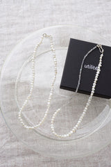 utilite(ユティリテ)　original　accesories　ネックレス40㎝　シロ