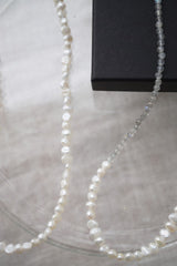 utilite(ユティリテ)　original　accesories　ネックレス40㎝　グレー系