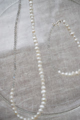 utilite(ユティリテ)　original　accesories　ネックレス40㎝　グレー系