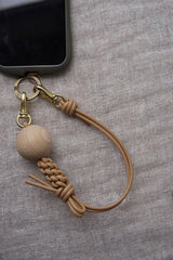 _Fot（フォート）knot　ball-hand strap  beige