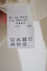 me.（ミードット）washable silk jersey L/S