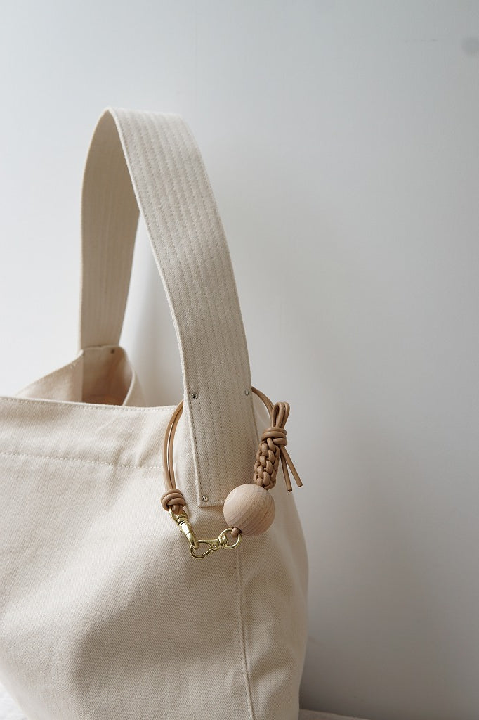 _Fot（フォート）knot　ball-hand strap  beige