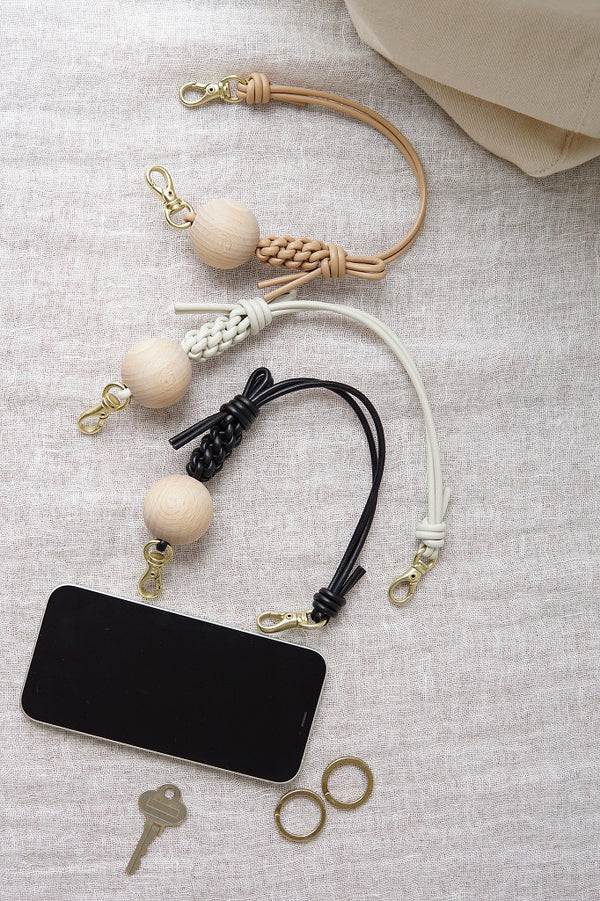_Fot（フォート）knot ball-hand strap black – SACHET.