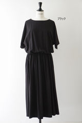 FACTORY(ファクトリー) バンブーコットン　ブラウジングワンピース