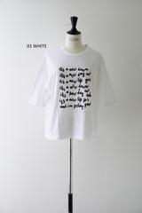 LAITERIE(レイトリー)  USE天竺　プリントT