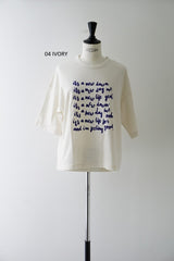 LAITERIE(レイトリー)  USE天竺　プリントT