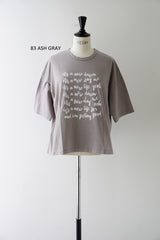 LAITERIE(レイトリー)  USE天竺　プリントT