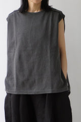 KHA:KI(カーキ)　HONEYCOMB SLEEVELESS TOP