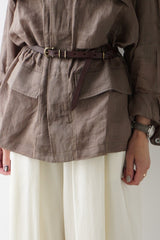 KHA:KI(カーキ)　RAMIE B.D.U SHIRTS JACKET