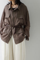KHA:KI(カーキ)　RAMIE B.D.U SHIRTS JACKET