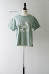 BOOK SHELF（ブックシェルフ）ロゴTシャツ　【Rundherum in meiner Stadt】
