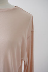 ROBE de PEAU（ローブデポー）SUPIMA TENJIKU TERECO PULL OVER