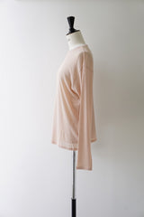 ROBE de PEAU（ローブデポー）SUPIMA TENJIKU TERECO PULL OVER