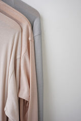 ROBE de PEAU（ローブデポー）SUPIMA TENJIKU TERECO PULL OVER