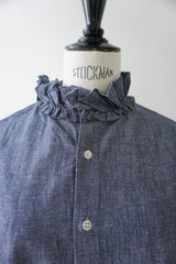 Yarmo(ヤーモ)　Ruffle Shirts Dungaree