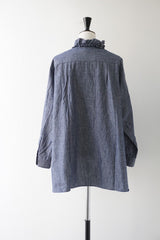 Yarmo(ヤーモ)　Ruffle Shirts Dungaree