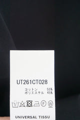 UNIVERSAL TISSU(ユニヴァーサルティシュ)　ソルシールドハイゲージ天竺　BIGスリーブTシャツ