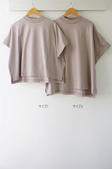 再入荷　TISSU(ティシュ) クラシック天竺　モックネックドルマンT