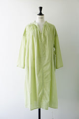 tumugu(ツムグ)　太番手ステッチコットンリネンボイル　2wayワンピース