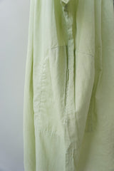 tumugu(ツムグ)　太番手ステッチコットンリネンボイル　2wayワンピース