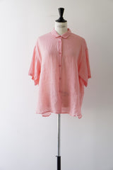 āta(アタ）ラミー半袖オーバーシャツ