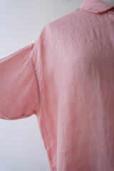 āta(アタ）ラミー半袖オーバーシャツ