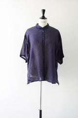 āta(アタ）ラミー半袖オーバーシャツ