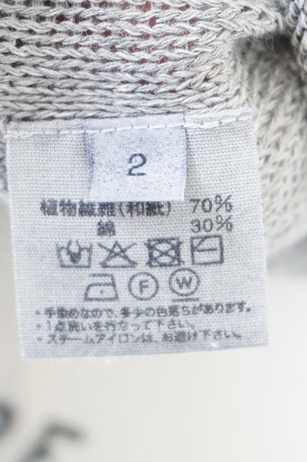 再入荷 FACTORY(ファクトリー) 和紙×ペルー綿ロールネック