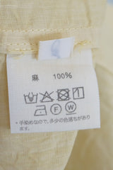 FACTORY(ファクトリー) アイリッシュリネンシワ加工カジュアル半袖シャツ　グレー（松煙）