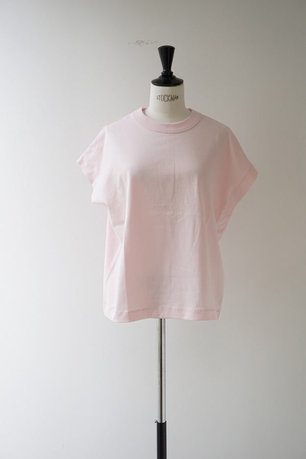 TRAVAIL MANUEL(トラバイユマニュアル) クラシック天竺フレンチT　PINK