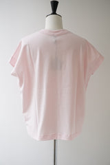 TRAVAIL MANUEL(トラバイユマニュアル) クラシック天竺フレンチT　PINK