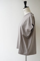TRAVAIL MANUEL(トラバイユマニュアル) クラシック天竺フレンチT　GRYBEIGE