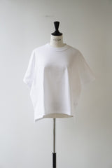 TRAVAIL MANUEL(トラバイユマニュアル) クラシック天竺スリットT　WHITE