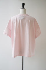 TRAVAIL MANUEL(トラバイユマニュアル) クラシック天竺スリットT　PINK