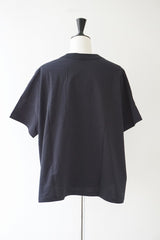 TRAVAIL MANUEL(トラバイユマニュアル) クラシック天竺スリットT　BLACK