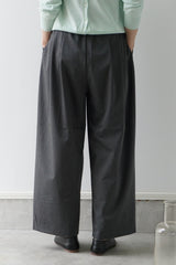 mizuiro-ind(ミズイロインド)high waist tuck PT　gray